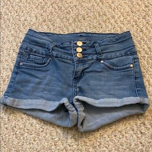 High Waisted Jean Shorts